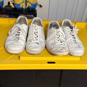 Set of two Gucci ACE White Leather Low-Top Sneakers SIZE GUCCI 10.5 US 11